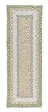 colonial mills montego mg19 lily pad green rug