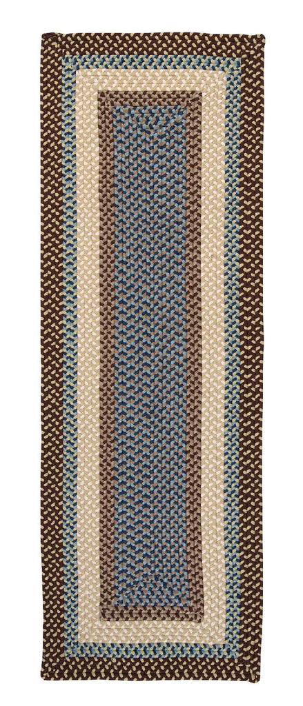 colonial mills montego mg89 bright brown rug