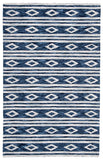 Safavieh Clearance Micro-Loop MLP153N Navy Rug