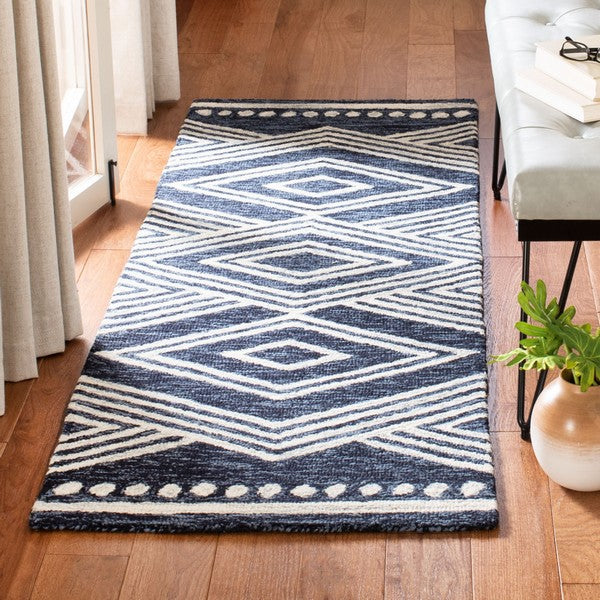 safavieh clearance micro loop mlp156n navy rug