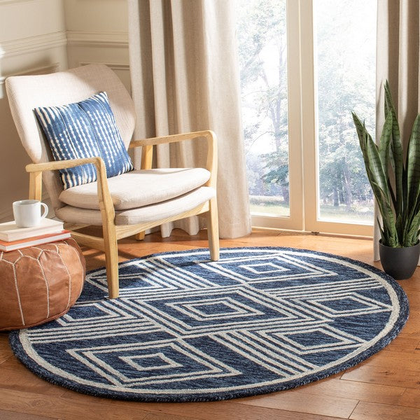 safavieh clearance micro loop mlp156n navy rug