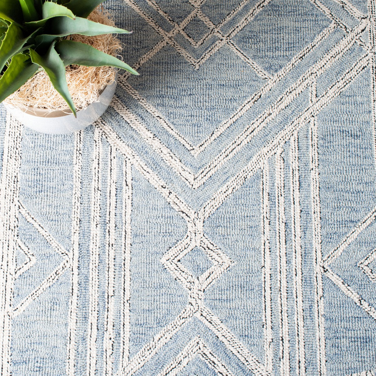safavieh clearance micro loop mlp173m light blue rug