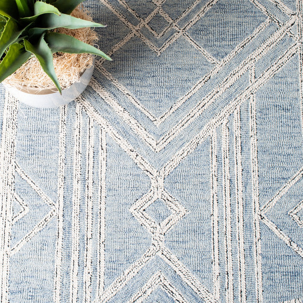 safavieh clearance micro loop mlp173m light blue rug
