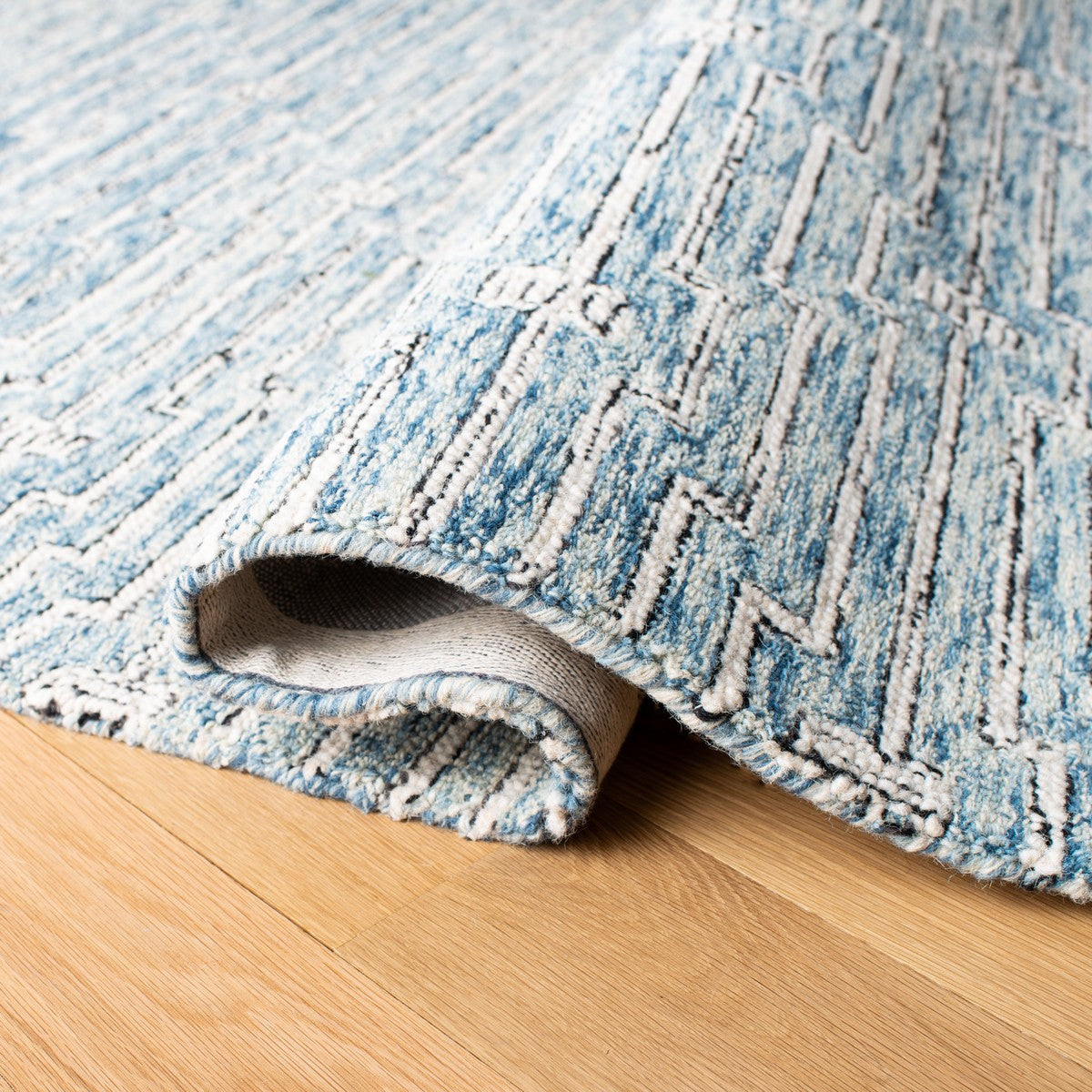 safavieh clearance micro loop mlp178m light blue rug