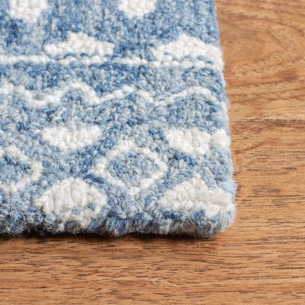 safavieh clearance micro loop mlp502m blue ivory rug