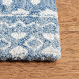 safavieh clearance micro loop mlp502m blue ivory rug