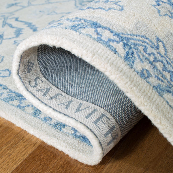 safavieh clearance micro loop mlp503g ivory blue rug
