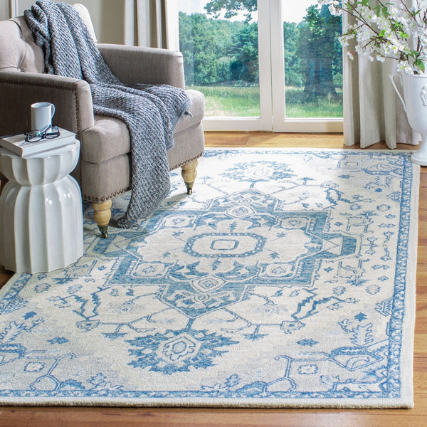 safavieh clearance micro loop mlp503g ivory blue rug