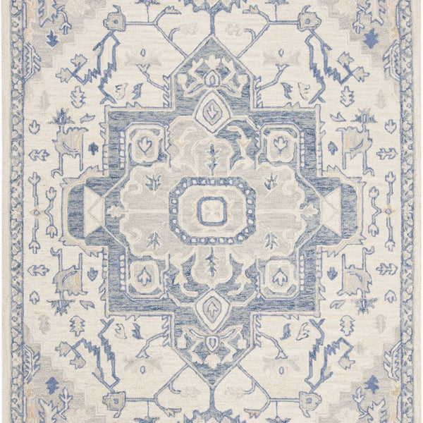 safavieh clearance micro loop mlp503g ivory blue rug