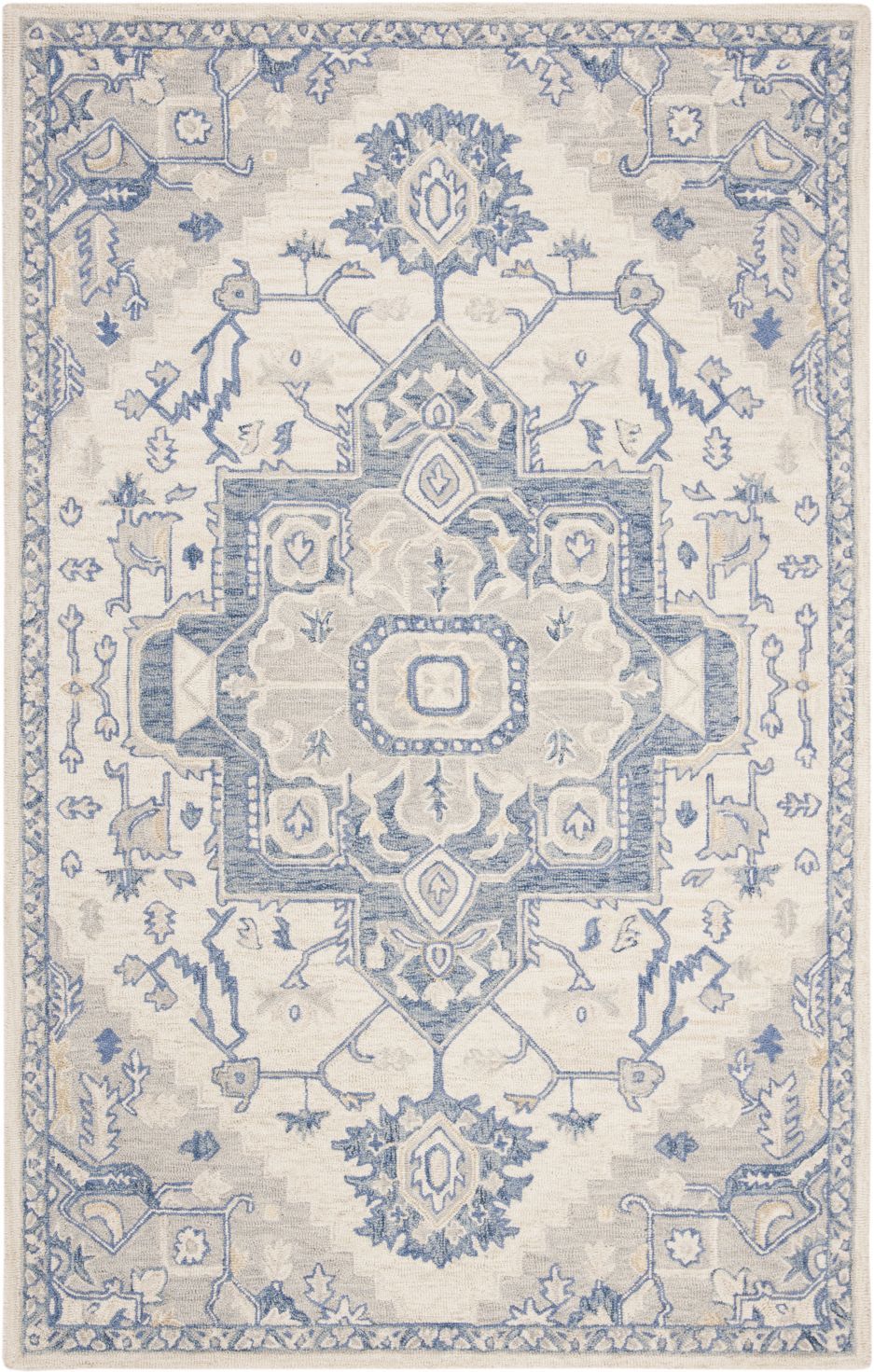 safavieh clearance micro loop mlp503g ivory blue rug