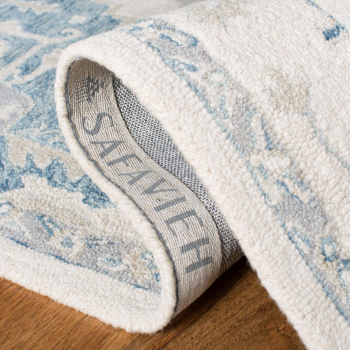 safavieh clearance micro loop mlp503l ivory navy rug
