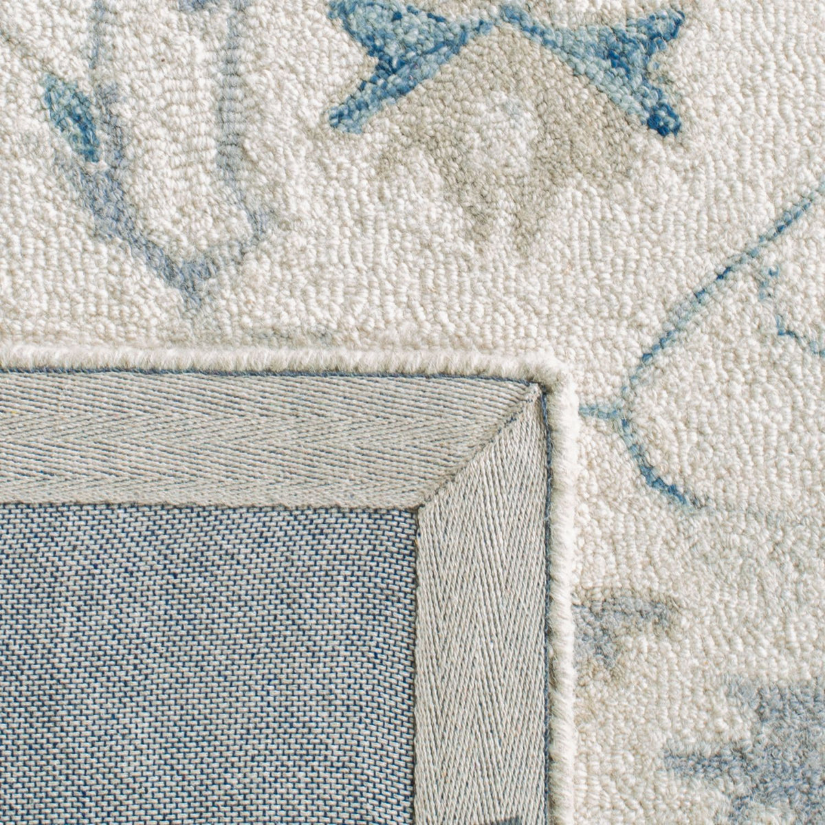 safavieh clearance micro loop mlp503l ivory navy rug