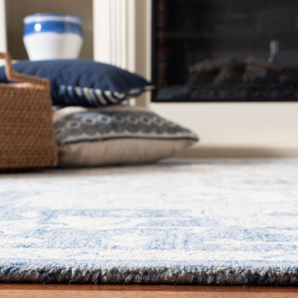 safavieh clearance micro loop mlp503m blue ivory rug