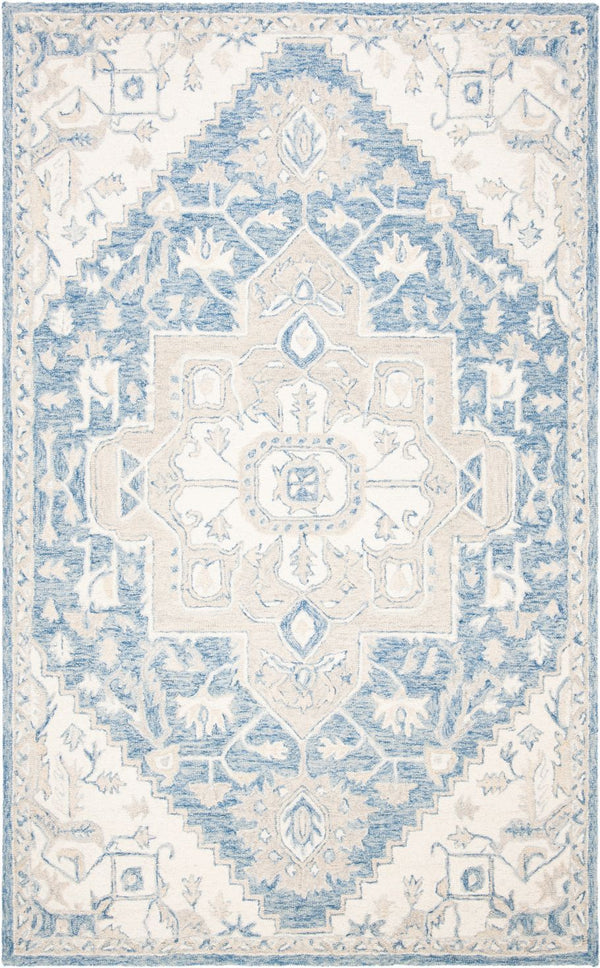 safavieh clearance micro loop mlp503m blue ivory rug