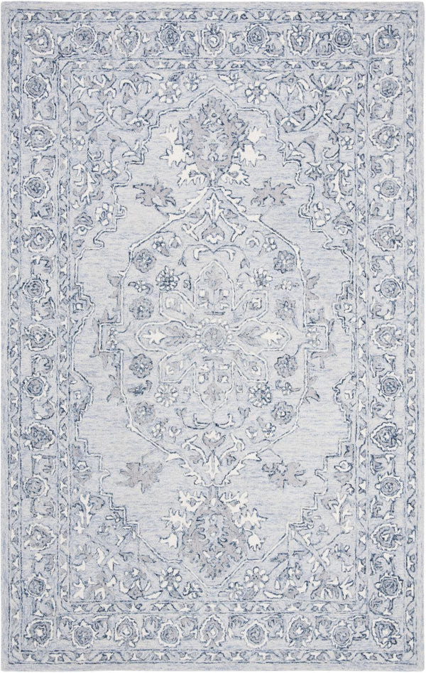safavieh clearance micro loop mlp504m lightblue ivory rug