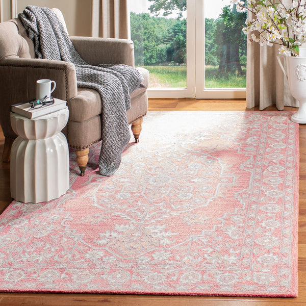 safavieh clearance micro loop mlp504u pink ivory rug