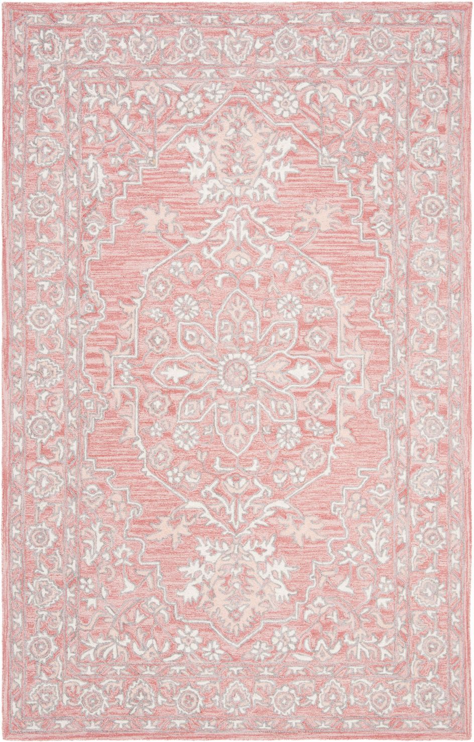 safavieh clearance micro loop mlp504u pink ivory rug