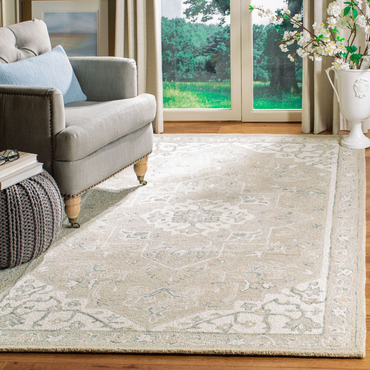 safavieh clearance micro loop mlp505f lightgrey ivory rug
