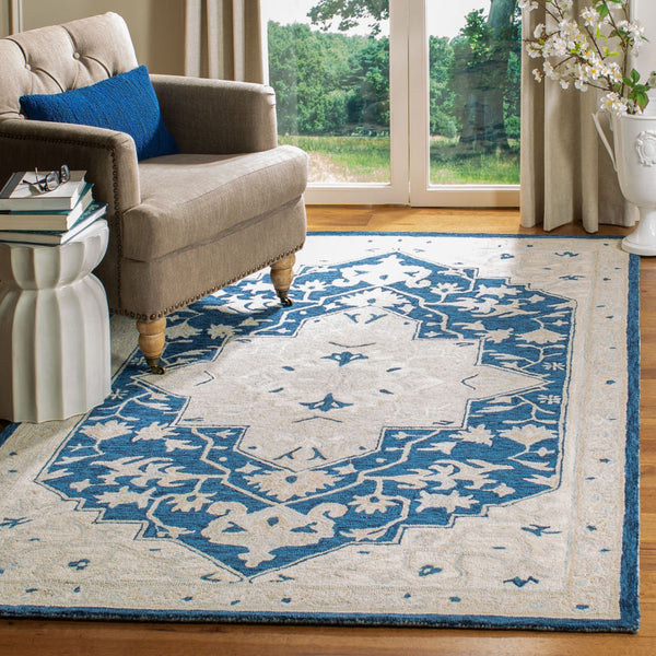 safavieh clearance micro loop mlp505n navy ivory rug