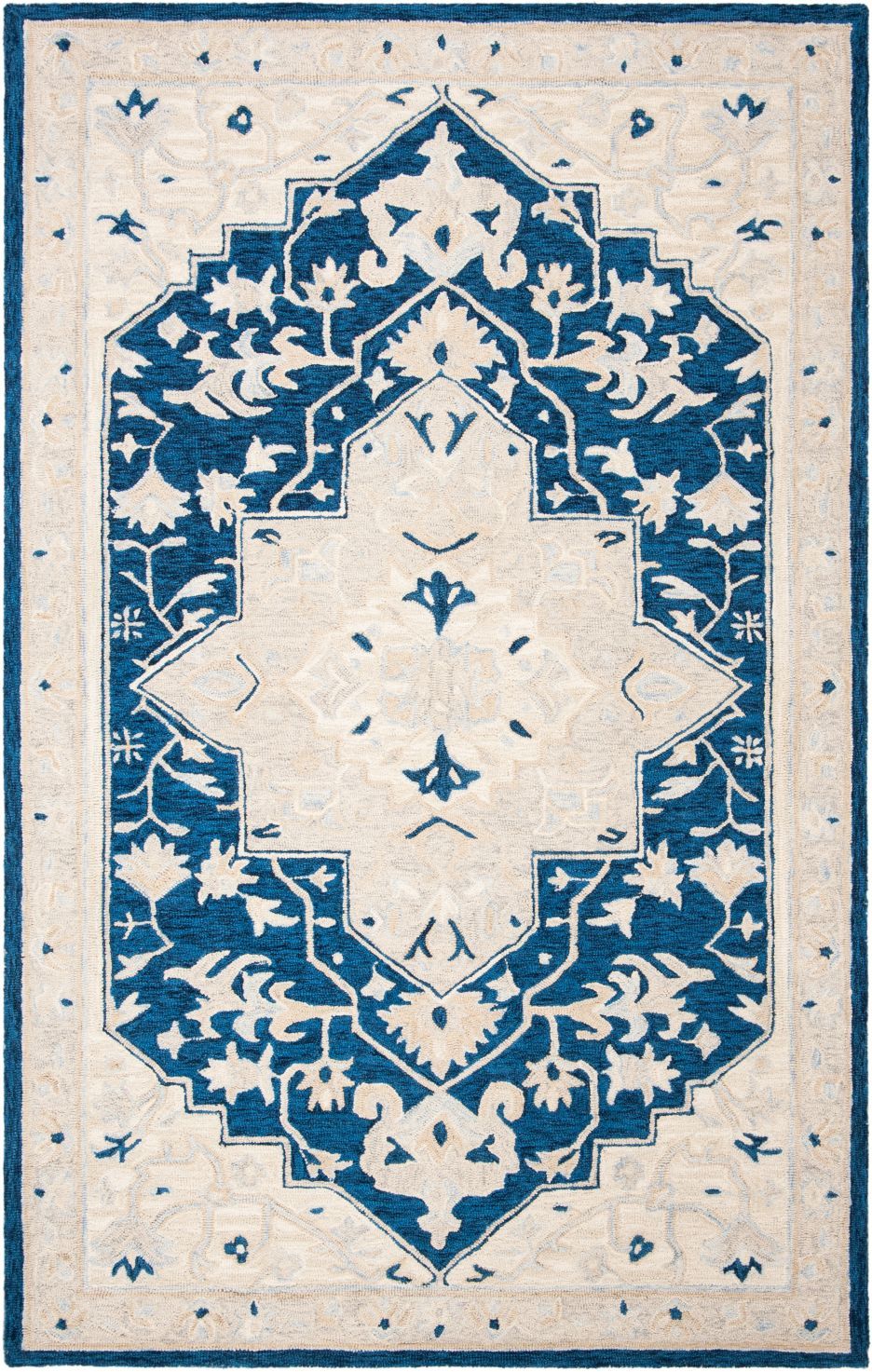 safavieh clearance micro loop mlp505n navy ivory rug