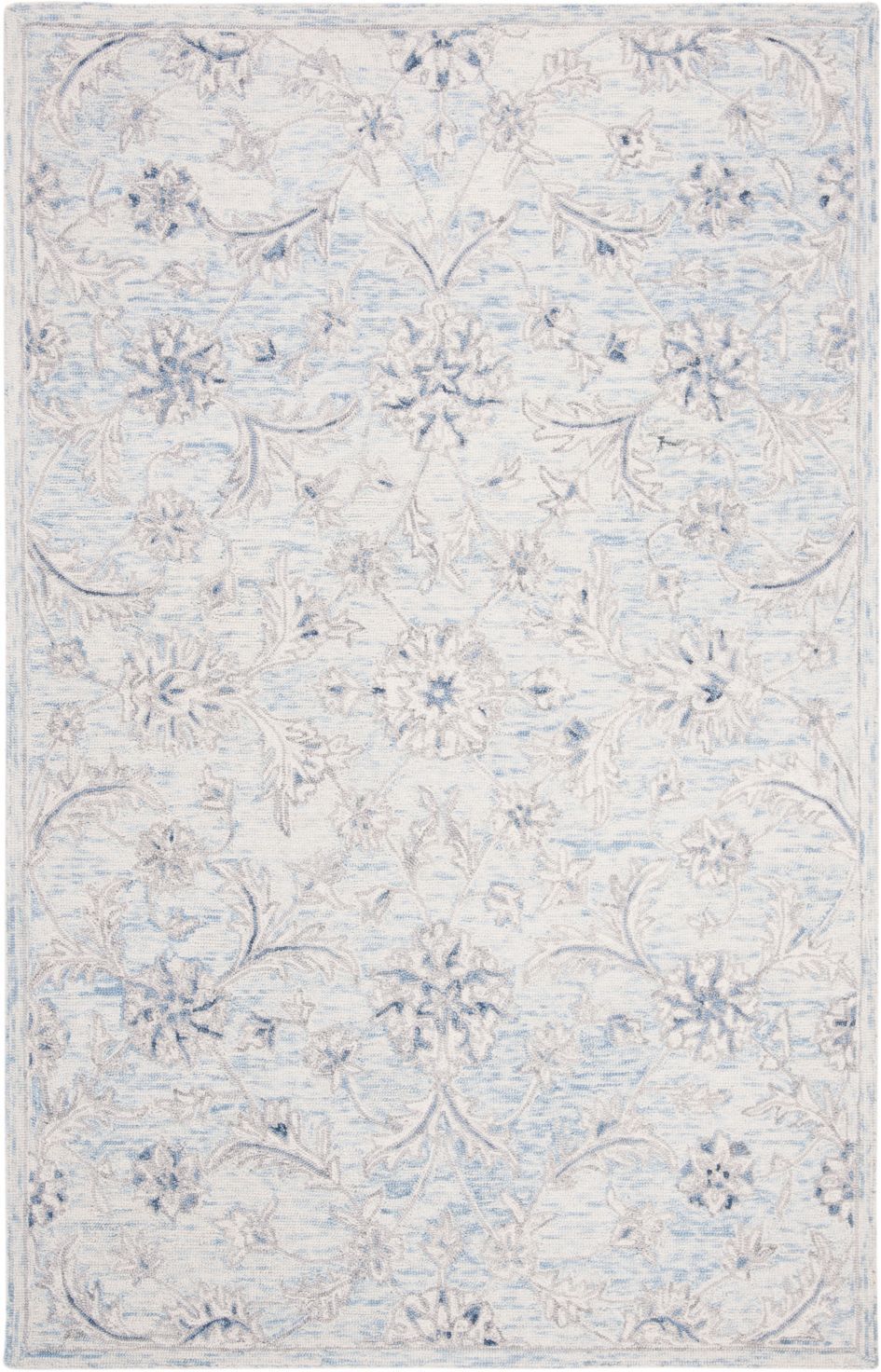safavieh clearance micro loop mlp506m lightblue ivory rug
