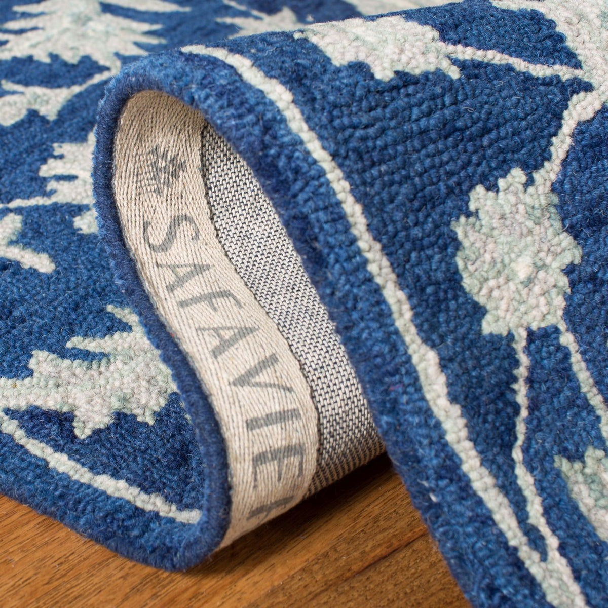 safavieh clearance micro loop mlp506n navy grey rug