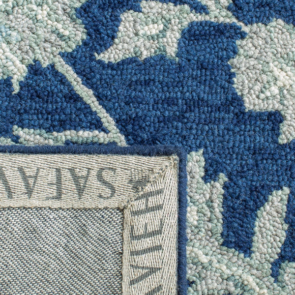 safavieh clearance micro loop mlp506n navy grey rug