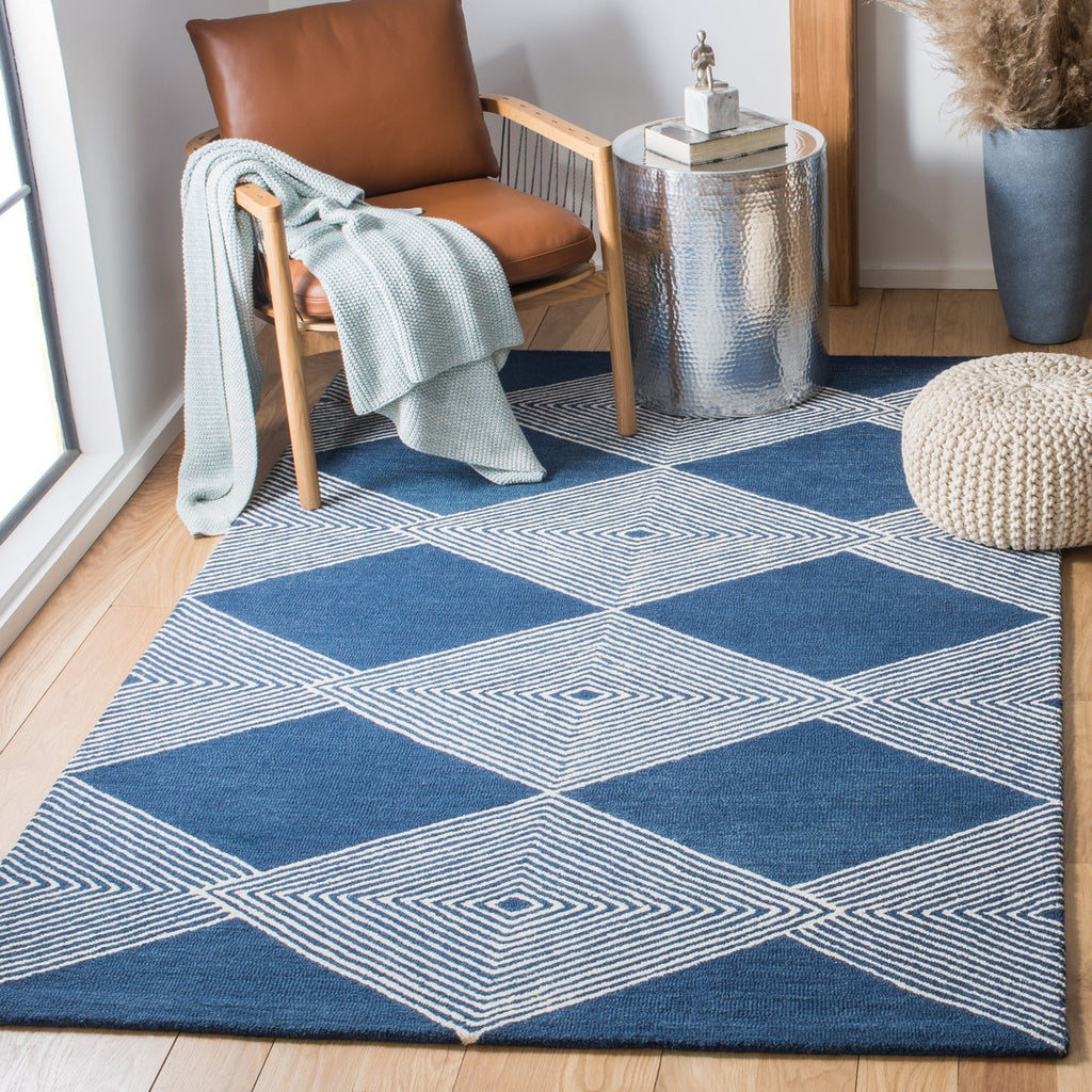 safavieh clearance micro loop mlp618n navy rug