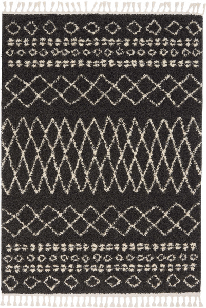 Nourison Clearance Moroccan Shag MRS02 Charcoal Rug