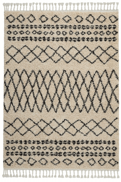 Nourison Clearance Moroccan Shag MRS02 Cream Rug