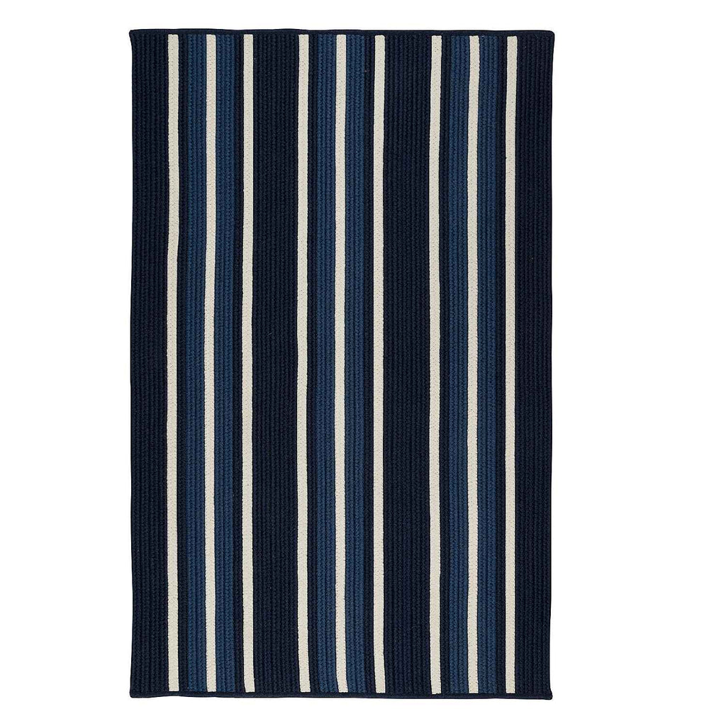 colonial mills mesa stripe ms33 navy pier rug