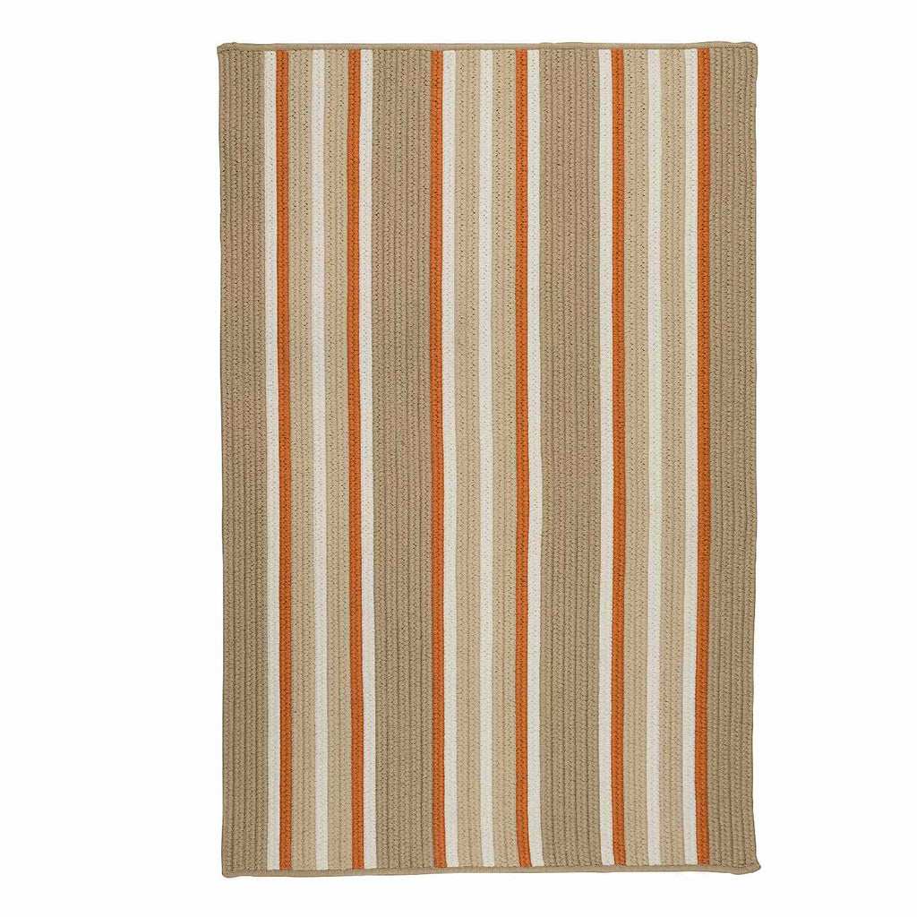 colonial mills mesa stripe ms36 rusted sand rug