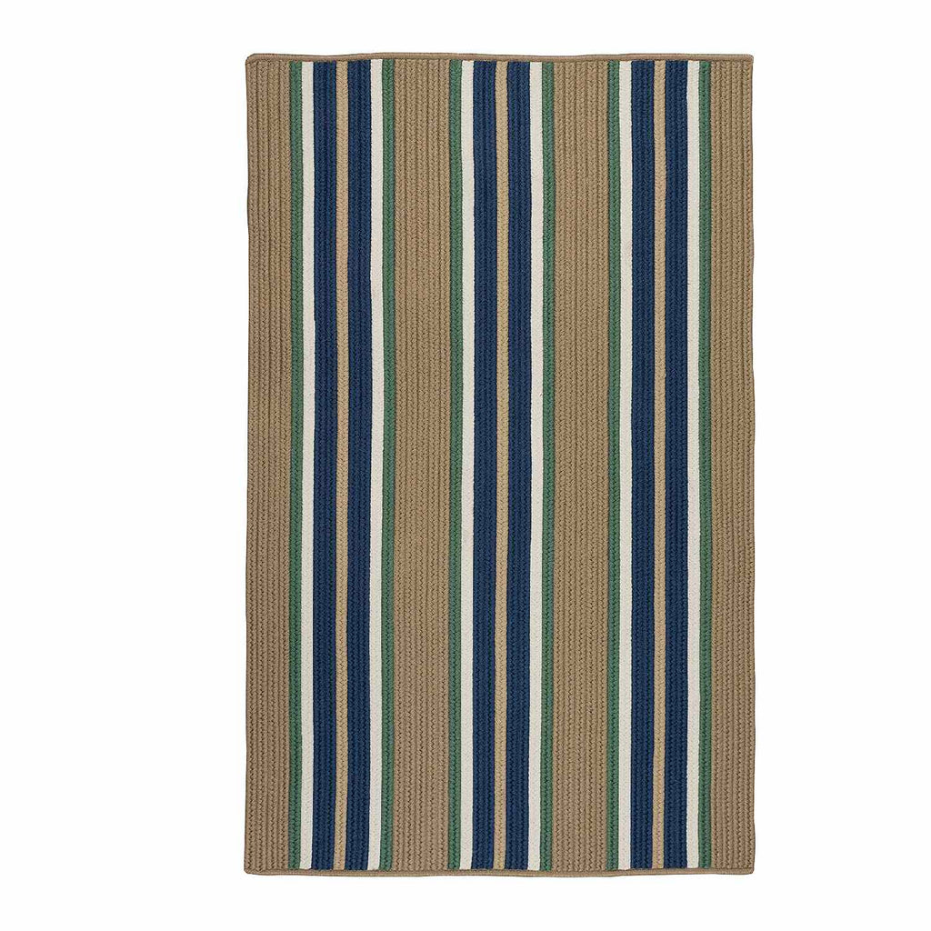 colonial mills mesa stripe ms39 taupe isle rug