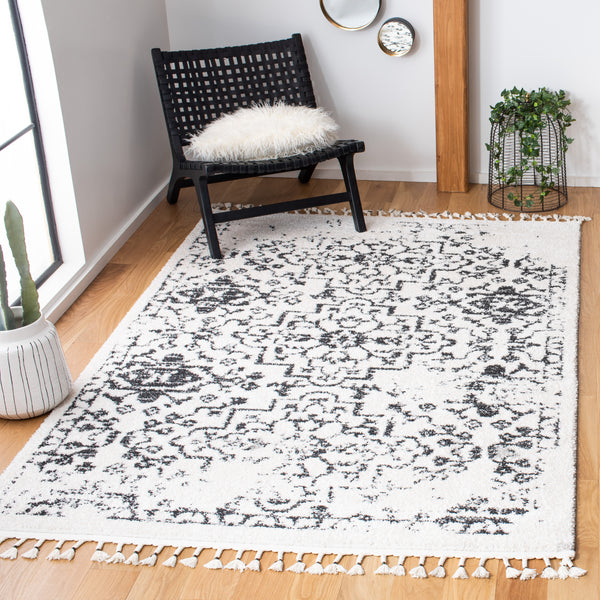 Safavieh Clearance Moroccan Tassel Shag MTS413A Ivory Rug