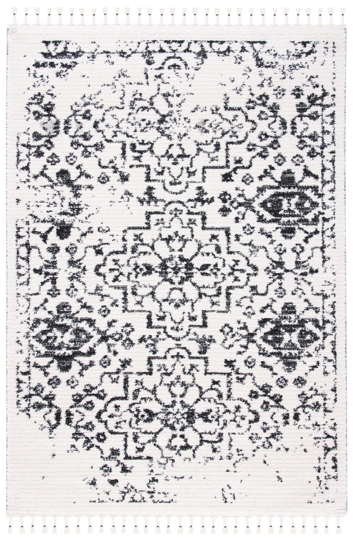 Safavieh Clearance Moroccan Tassel Shag MTS413A Ivory Rug