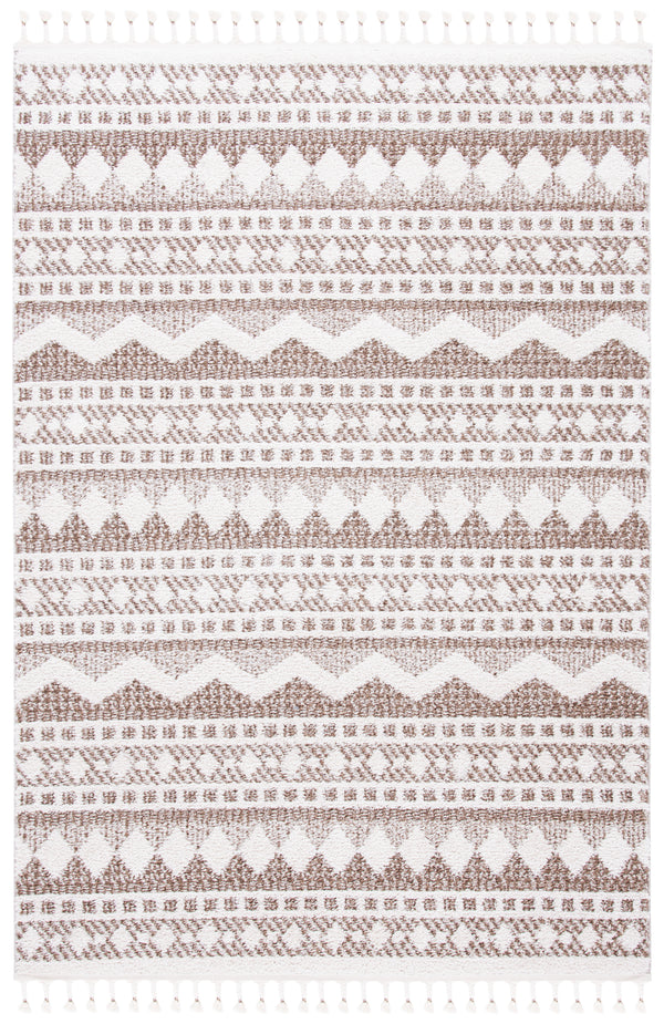 Safavieh Clearance Moroccan Tassel Shag MTS484B Ivory Rug
