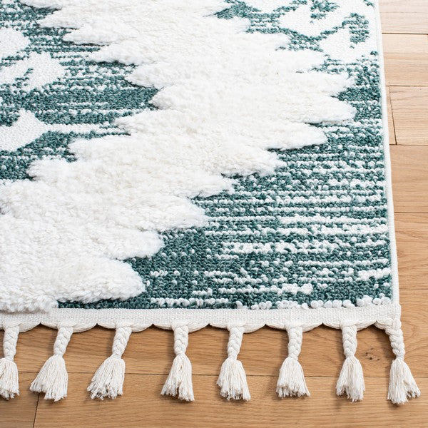 safavieh clearance moroccan tassel shag mts652y green rug