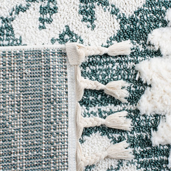 safavieh clearance moroccan tassel shag mts652y green rug