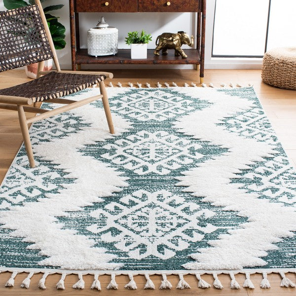 safavieh clearance moroccan tassel shag mts652y green rug