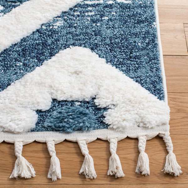 safavieh clearance moroccan tassel shag mts664m blue rug