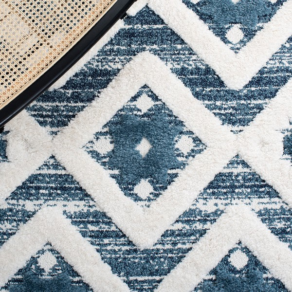 safavieh clearance moroccan tassel shag mts664m blue rug