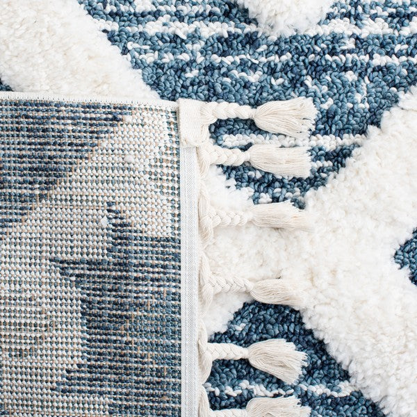 safavieh clearance moroccan tassel shag mts664m blue rug