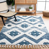 safavieh clearance moroccan tassel shag mts664m blue rug