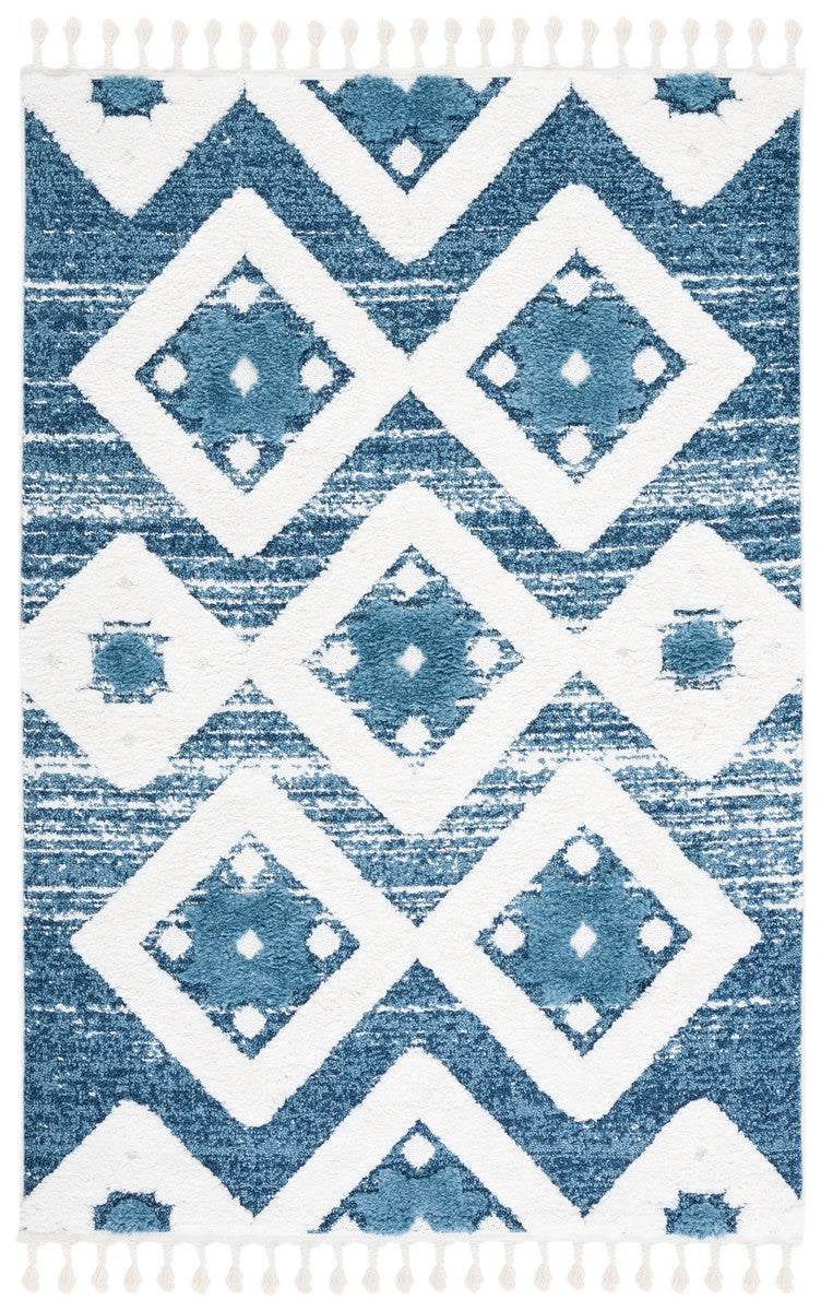 safavieh clearance moroccan tassel shag mts664m blue rug