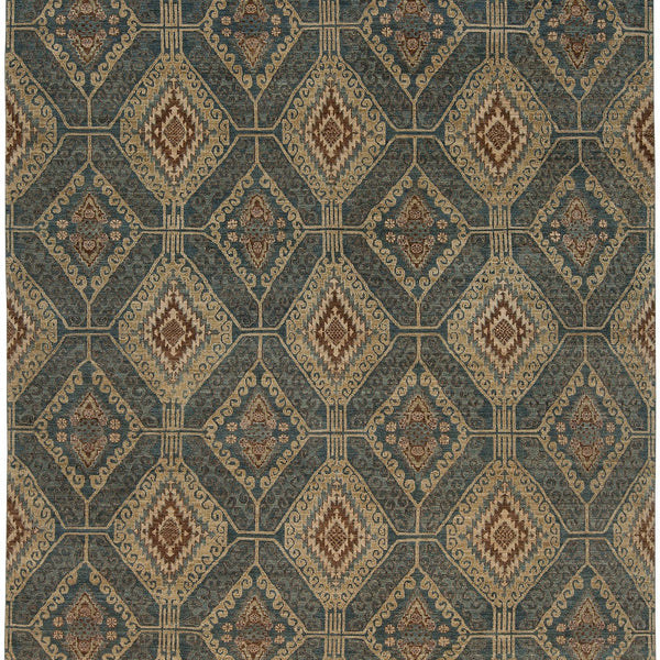 hri metropolis metr 501 blue rug
