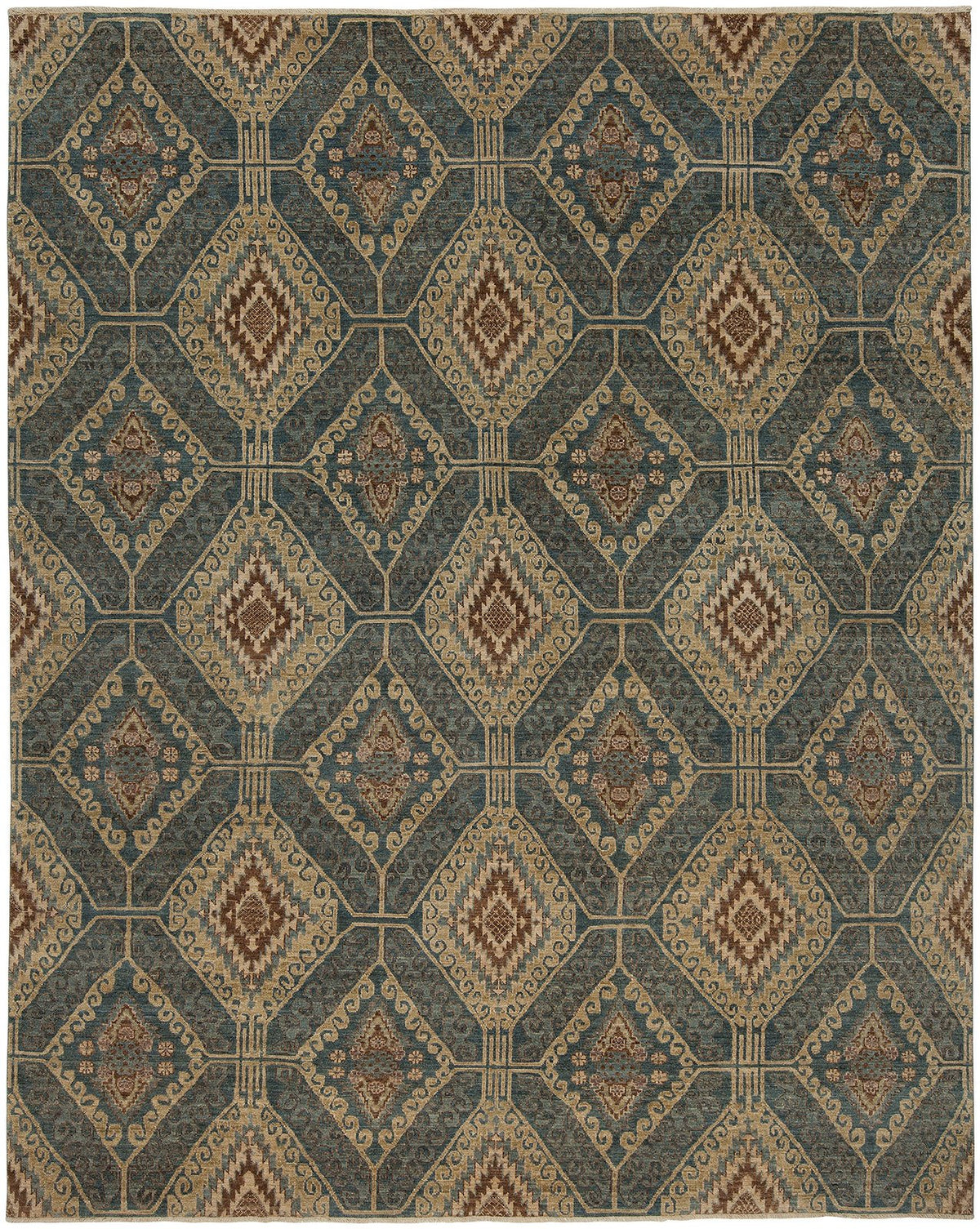 hri metropolis metr 501 blue rug