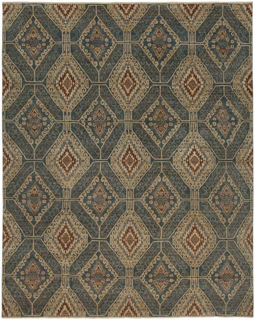 hri metropolis metr 501 blue rug