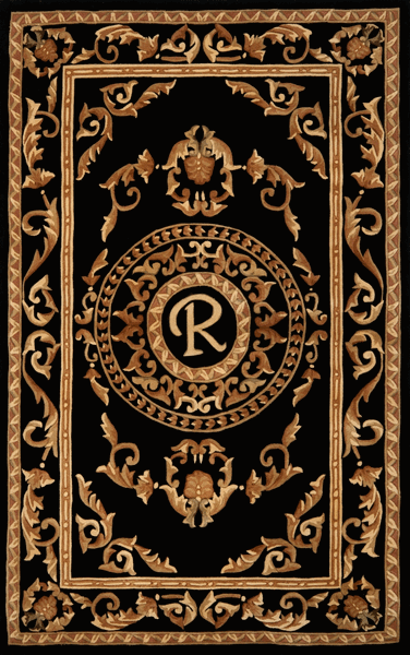 Safavieh Clearance Naples NA516R Black Rug