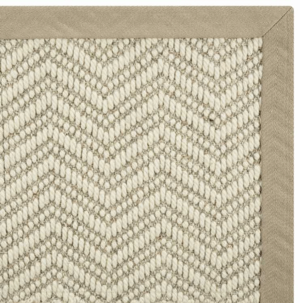 Rugs Done Right Custom Natureweave NATWV Ivory/Marble Rug