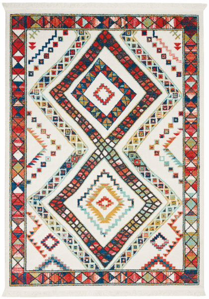 Nourison Clearance Navajo NAV02 White Rug